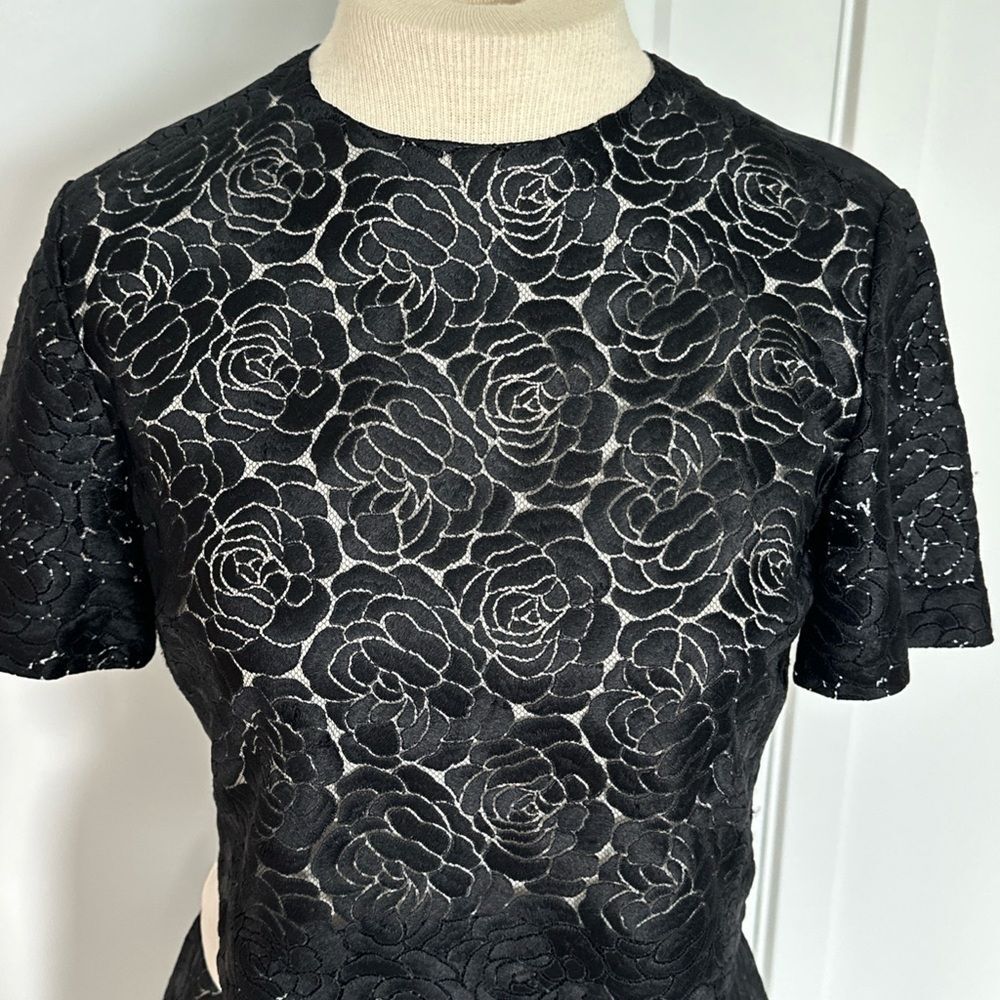 A.L.C. ALC Thompson Black Lace Overlay Pencil Skirt & Top Set Womans Sz 2 - Picture 11 of 16